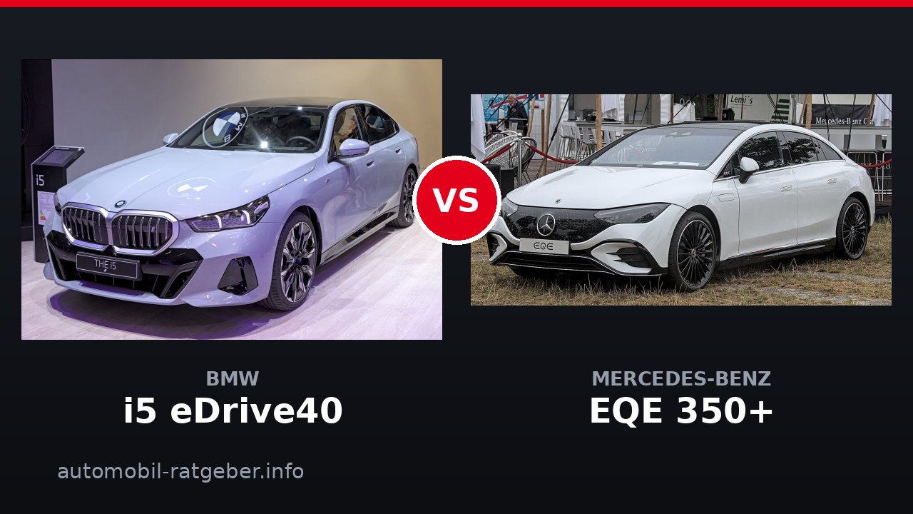 BMW i5 eDrive40 vs Mercedes-Benz EQE 350+: Duell der Elektro-Mittelklasse 2026