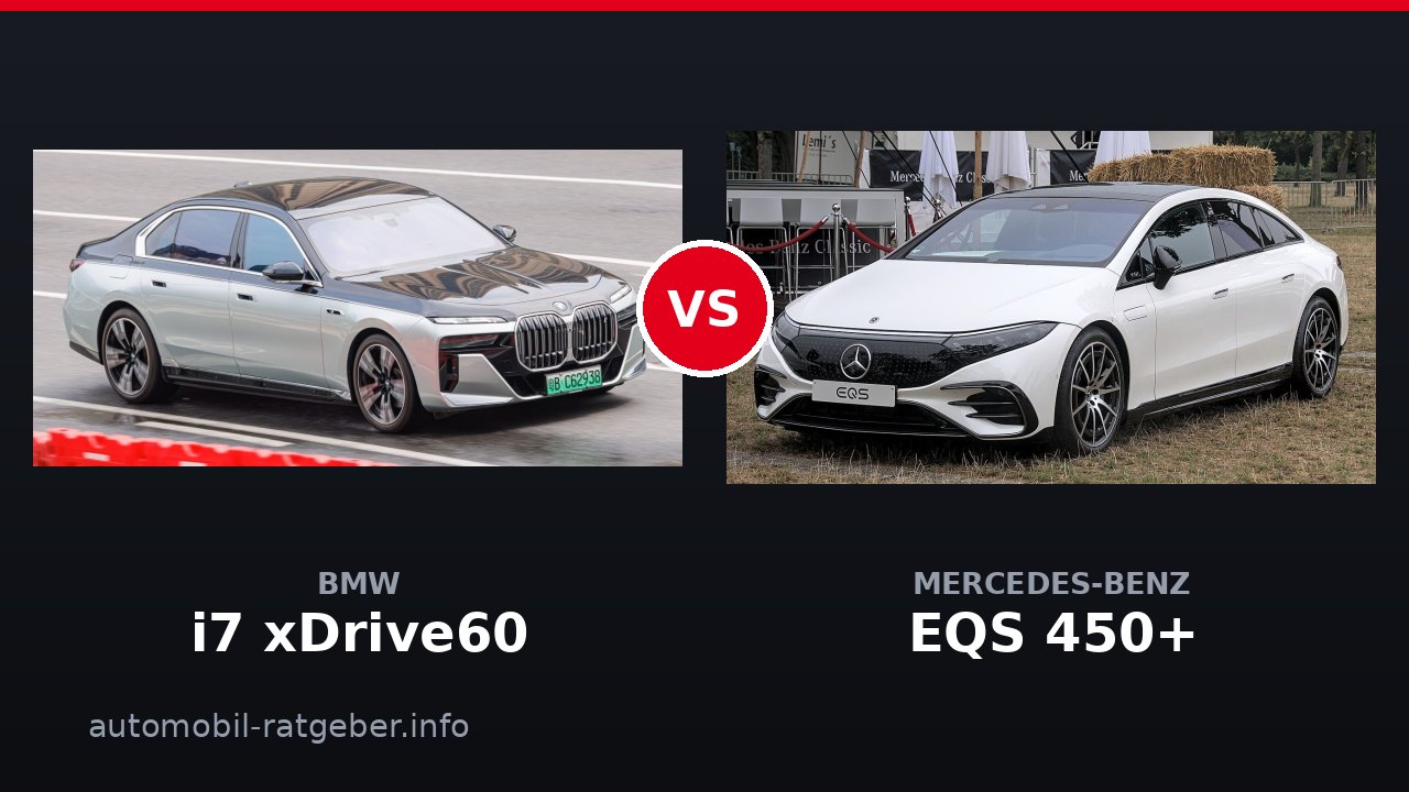 BMW i7 xDrive60 vs Mercedes-Benz EQS 450+: Duell der Elektro-Oberklasse 2026