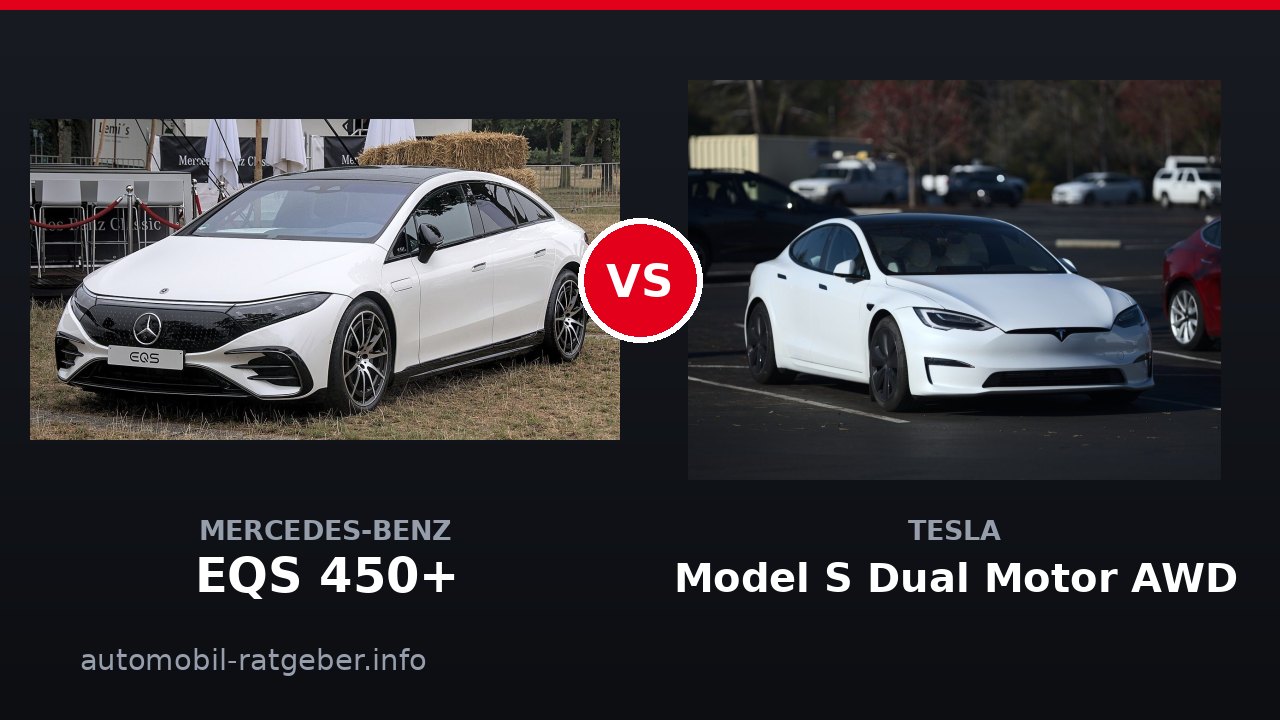 Mercedes-Benz EQS 450+ vs Tesla Model S Dual Motor AWD: Reichweite oder Power?