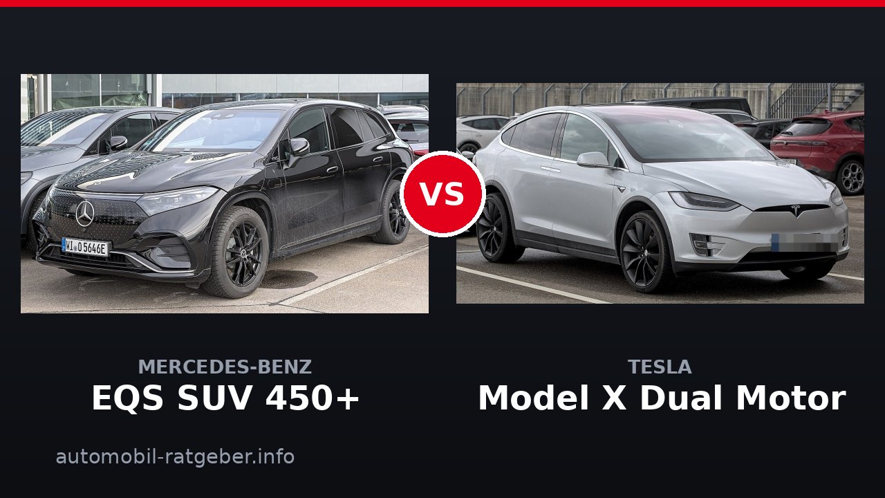 Mercedes-Benz EQS SUV 450+ vs Tesla Model X Dual Motor: Wer gewinnt 2026?
