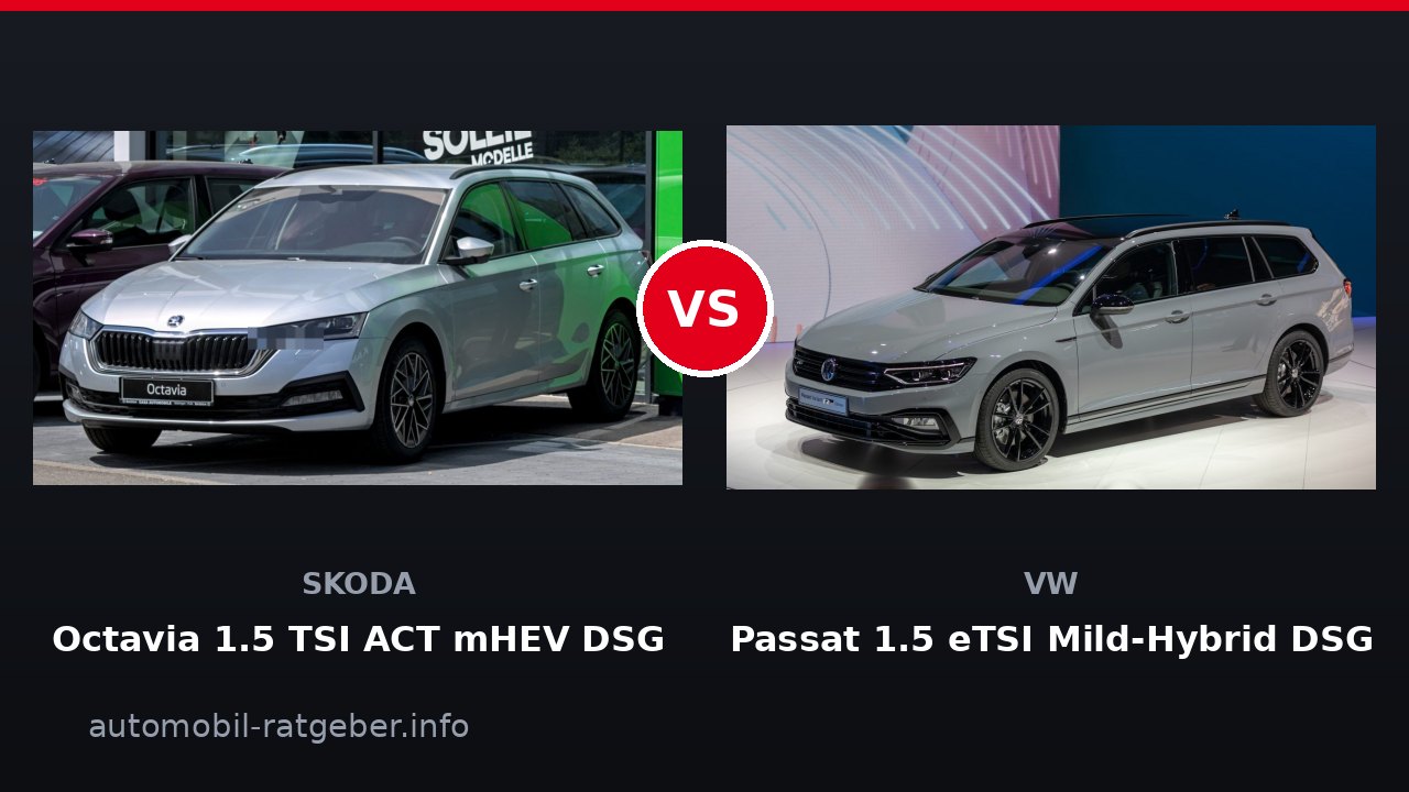 Octavia oder Passat? Das Mittelklasse-Duell im Vergleich