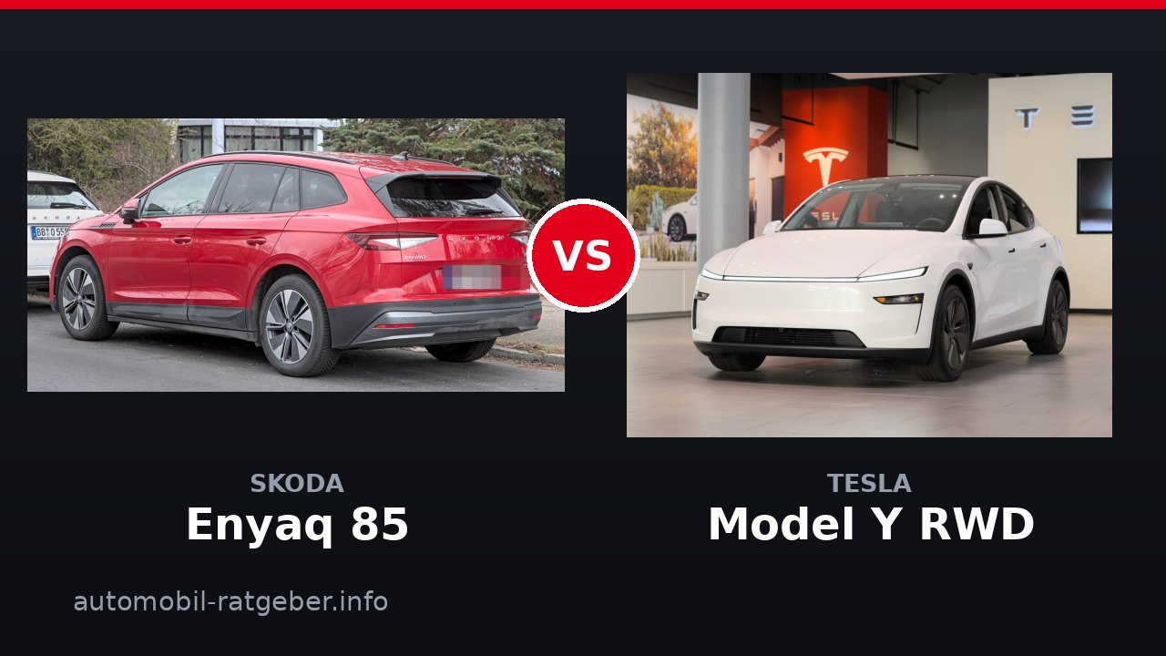 Skoda Enyaq 85 vs Tesla Model Y RWD: Wer gewinnt das Duell 2026?