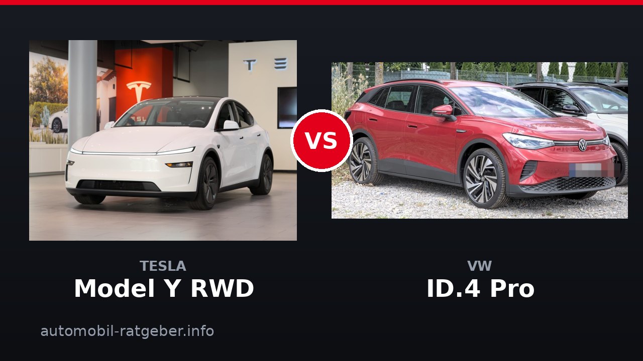 Tesla Model Y RWD vs VW ID.4 Pro: Duell der Kompakt-SUVs 2026